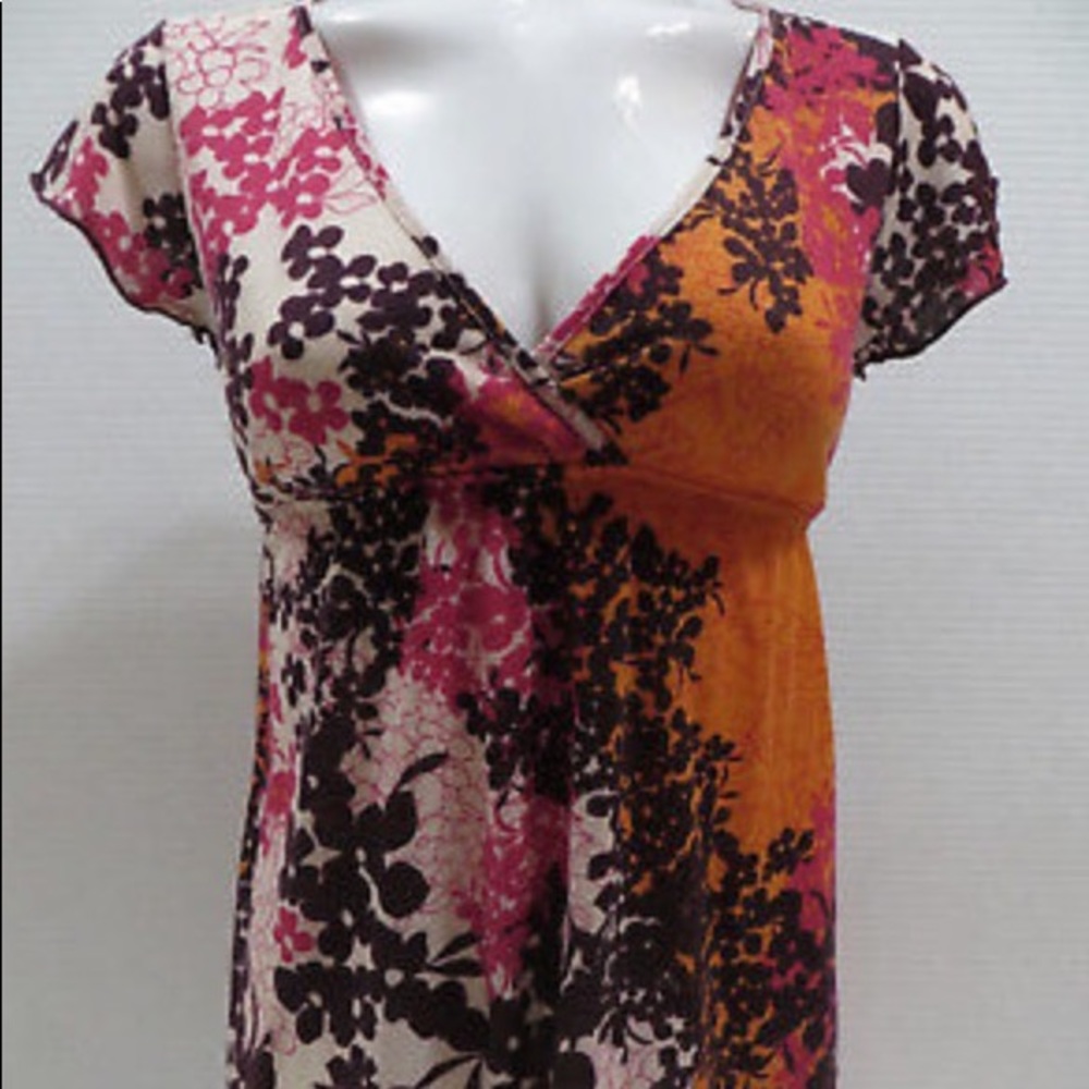 Multicolor Floral Print Top